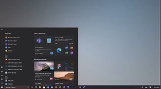 Windows 10 new Fluent interface: the new Start Menu