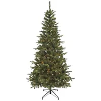 National Tree Company Artificial Pacific Mixed Pine Hinged Christmas Tree (7.5ft)