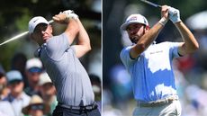 Rory McIlroy and Cameron Young hold their finishes on iron shots