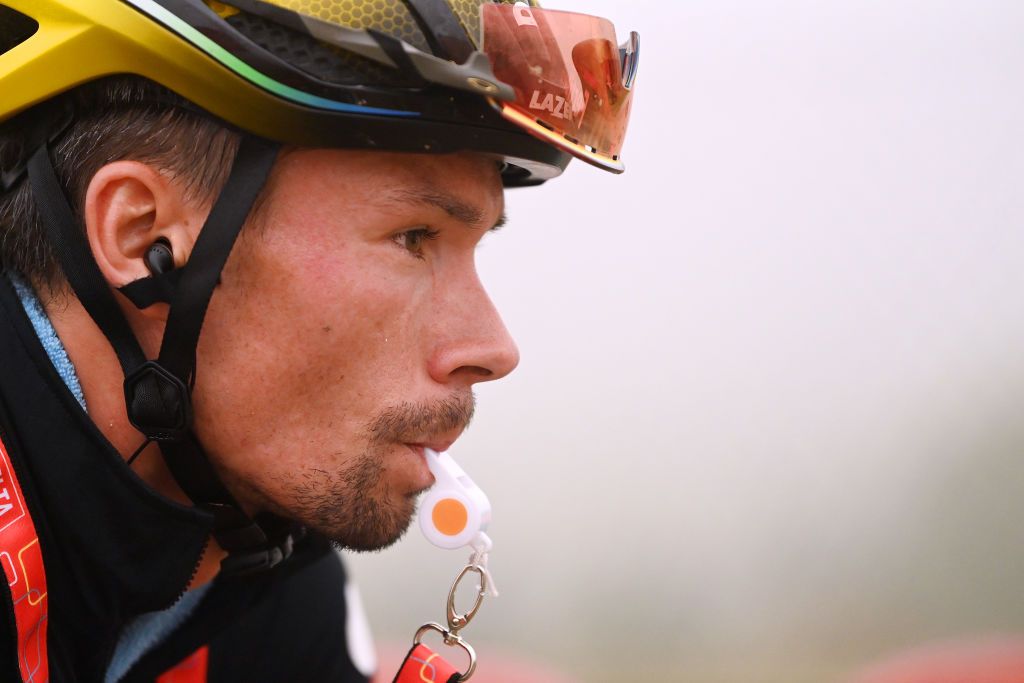 Primož Roglič (Jumbo-Visma) with the downhill whistle