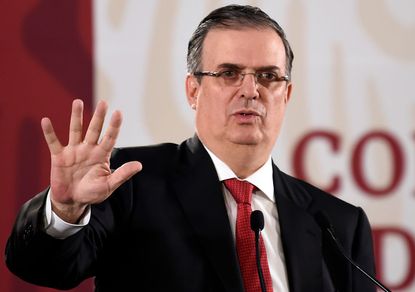 Mexican Foreign Minister Marcelo Ebrard contradicts Trump
