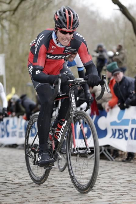 Daniel Oss (BMC) grits his teeth
