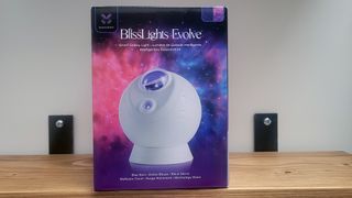 Photo of the BlissLights Evolve packaging