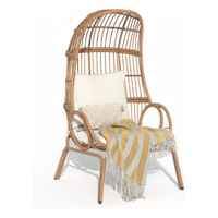 YITAHOME Outdoor Narrow Egg Chair Wicker