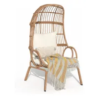 YITAHOME Outdoor Narrow Egg Chair Wicker