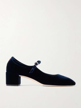 Aline Velvet Mary Jane Pumps