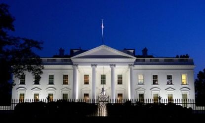 Dusk falls over the White House: On Election Night, Ohio and Virginia will be two of the most important states in play in the presidential race.
