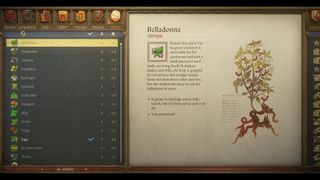 Kingdom Come Deliverance 2 Belladonna codex and location details