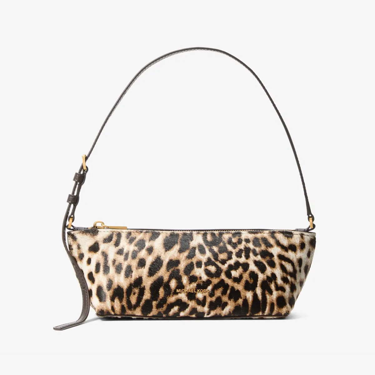 Michael Kors, Laila Small Leopard Print Calf Hair Pochette