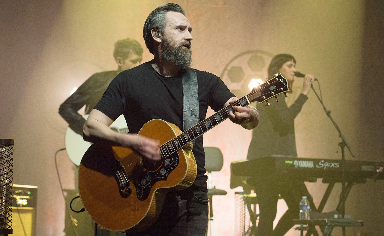PARIS, FRANCE - MAY 04: Noel Hogan from The Cranberries performs at L&#039;Olympia on May 4, 2017 in Paris, France. (Photo by David Wolff - Patrick/Redferns)