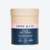 Dose &amp; Co Pure Collagen 200g | £26.99As the founder, Libby designed this collagen to be incredibly versatile so you can even bake it into your food, “This product contains 10 grams of type 1 &amp; 3 collagen per serving to support skin health. It can be added to all liquids and baked goods.”