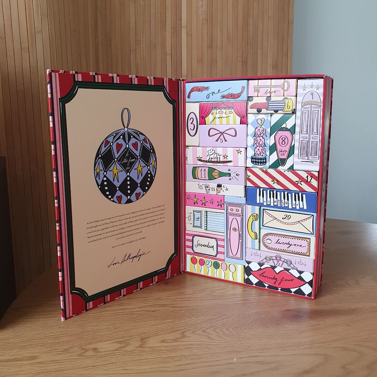 Anthropologie beauty advent calendar