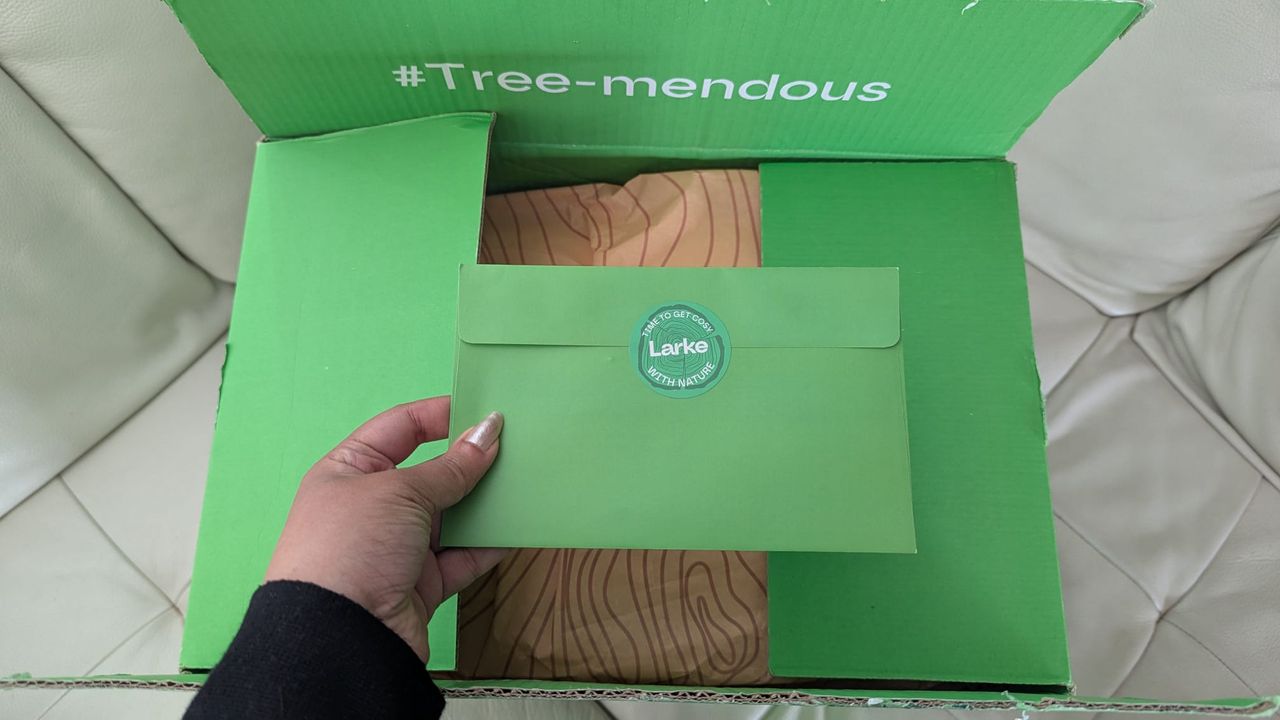 Larke Nature's Blend duvet unboxing