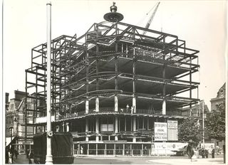 Construction of the Peter Jones department store