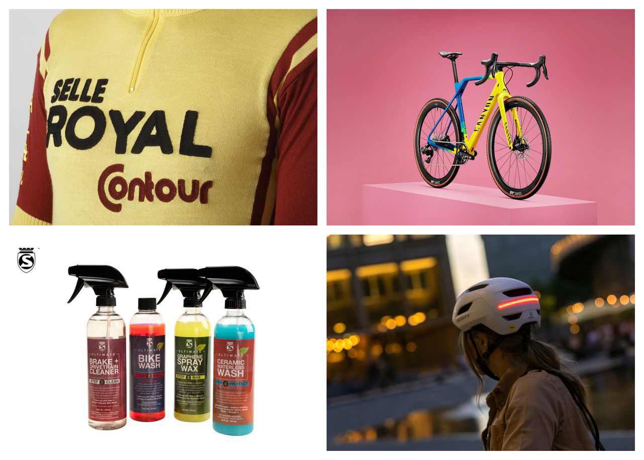 Products featured in CW tech round up include canyon&#039;s Inflite cross bike and De Marchi&#039;s Selle Royal-Alan replica wool jersey