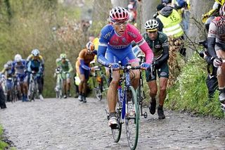 Simon Spilak is great support for Ballan and Lampre.