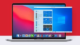 Parallels fDesktop for Mac on a MacBook Pro