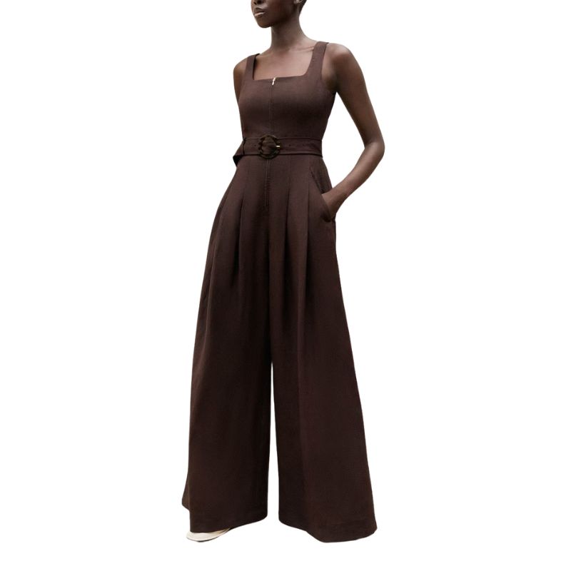 Image of brown jumpsuit