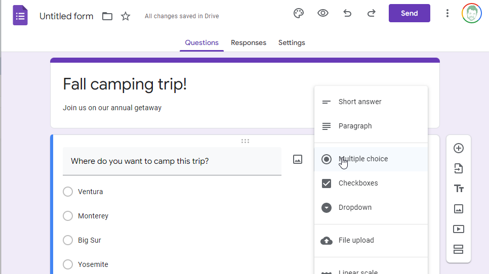 How To Send A Survey In Google Forms