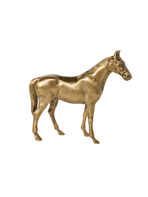 4" Brass Horse 