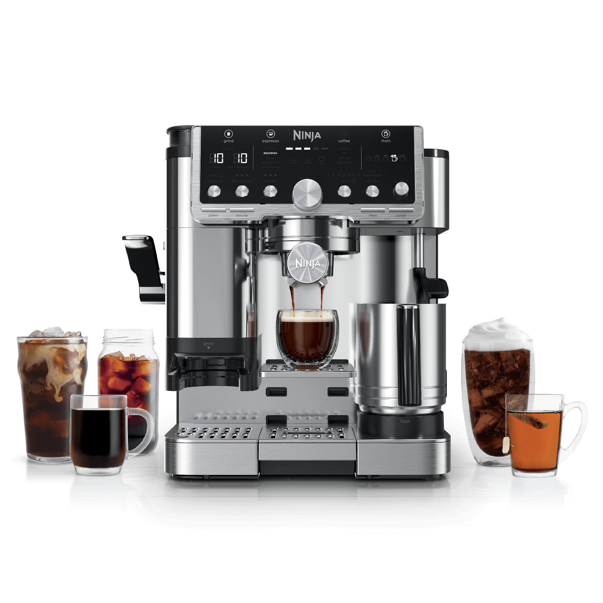 Ninja Luxe&amp;trade; Caf&amp;eacute; Pro 4-In-1 Espresso, Coffee, Cold Brew &amp;amp; Hot Water