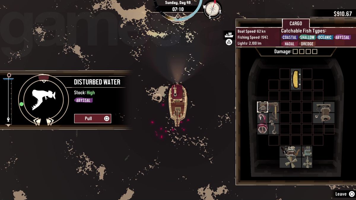 The Stoplight Loosejaw location in Dredge GamesRadar+