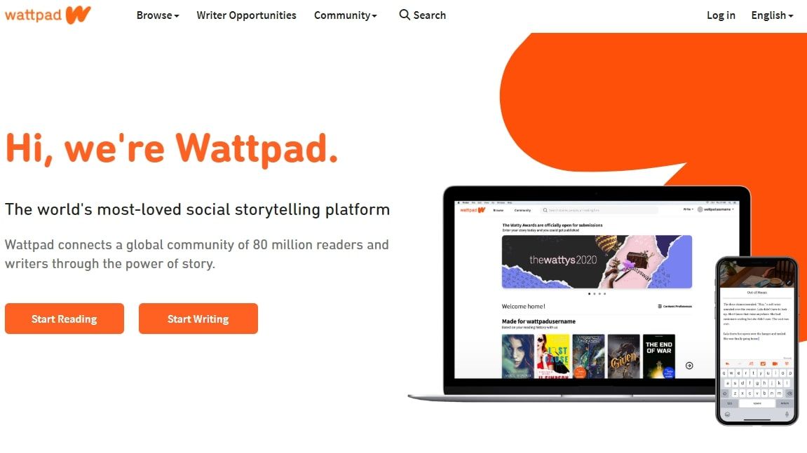 Wattpad password