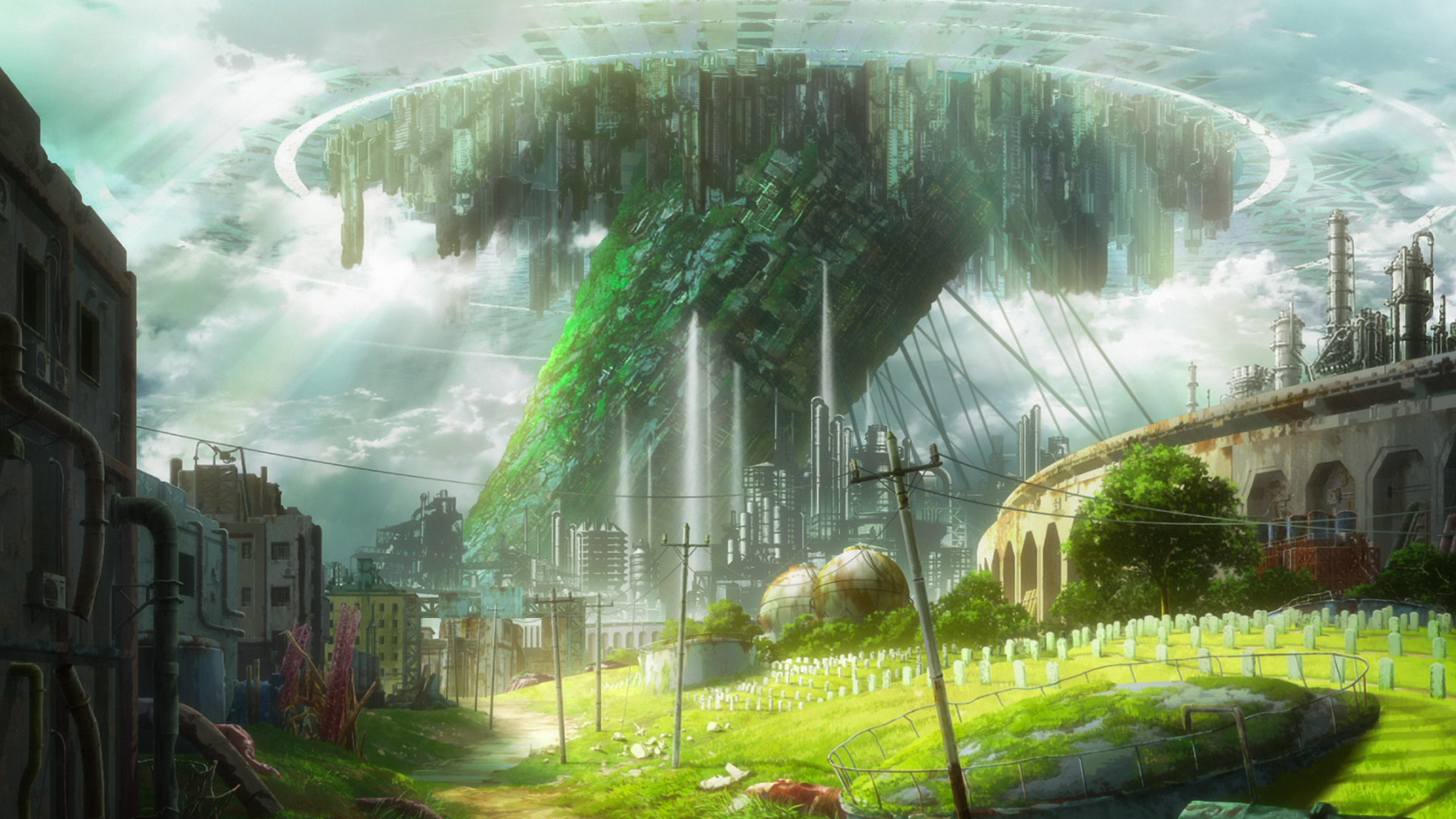 A still from Netflix's Moonrise anime series