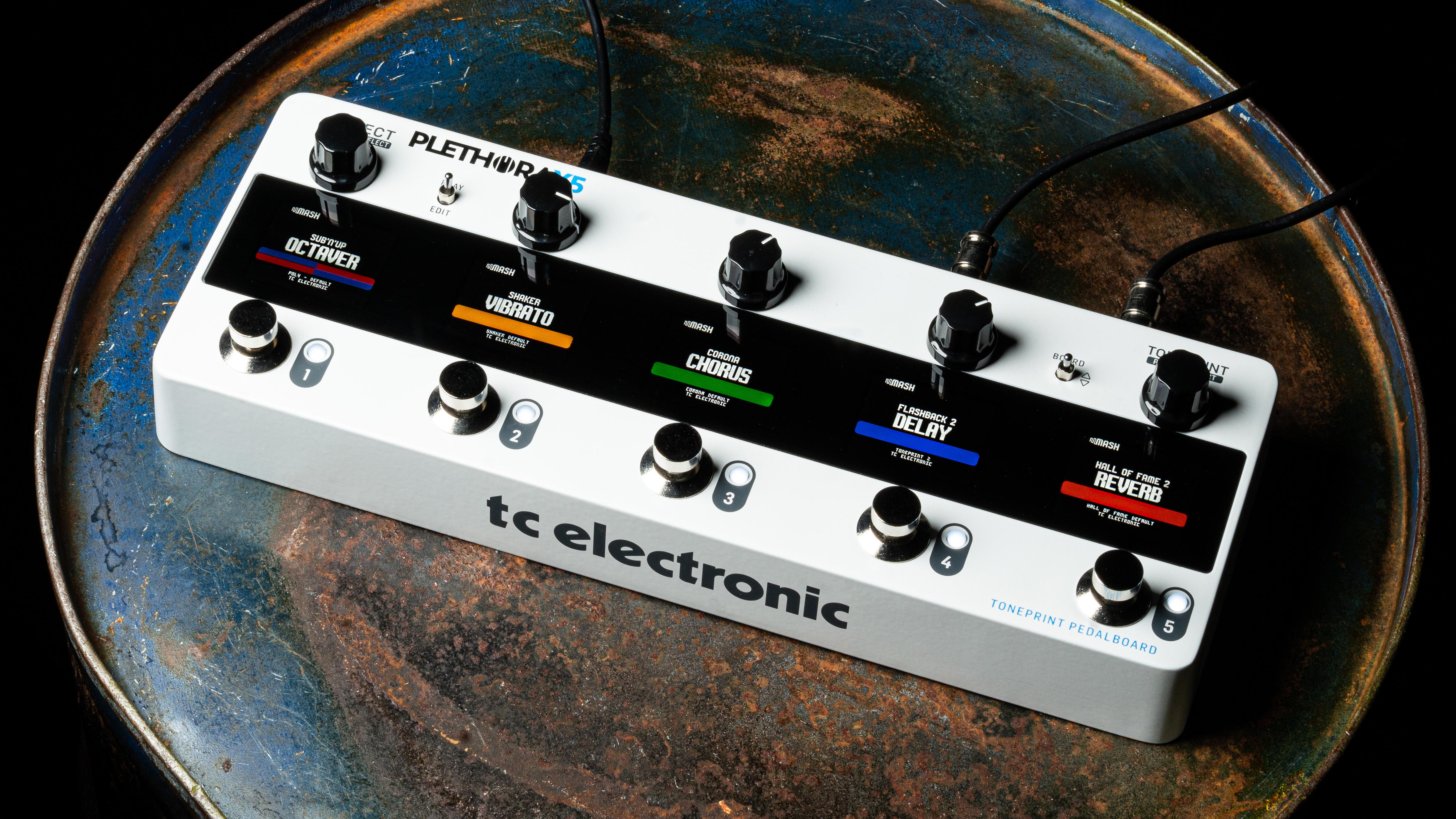 TC Electronic's new Plethora X5 will give you 127 pedalboards in one