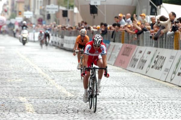 Paolini won the sprint for second place