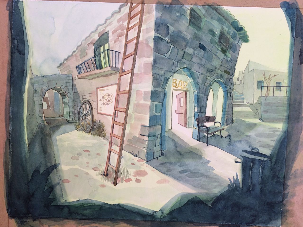 Paintings, sketches and game screens