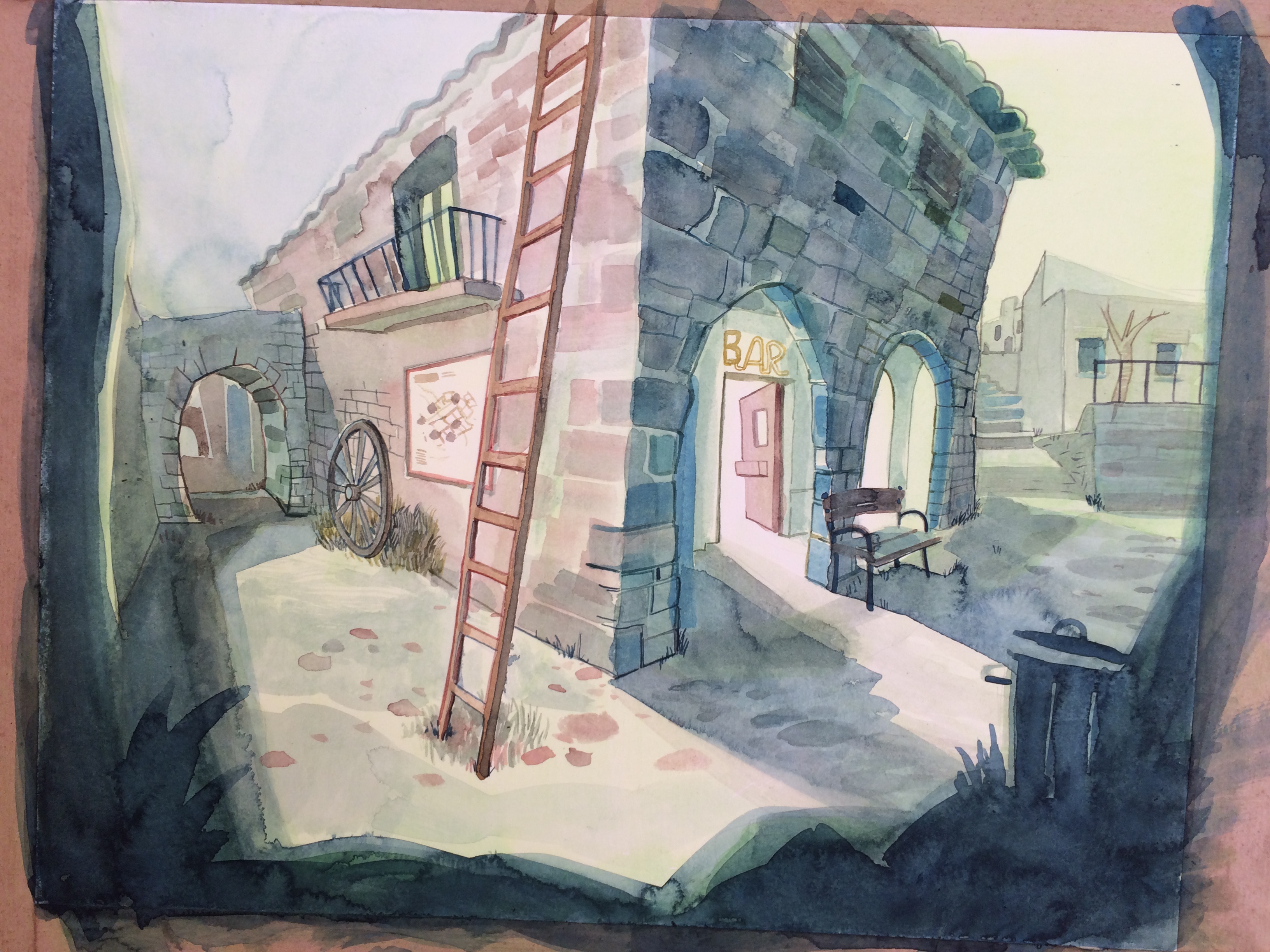 Paintings, sketches and game screens