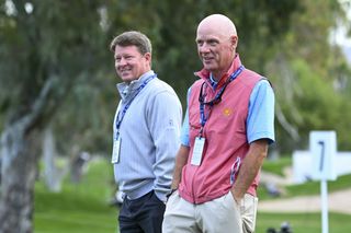 Long serving PGA Tour official Andy Pazder, right, has resigned