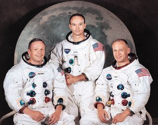 Apollo 11 crew: Neil Armstrong, Michael Collins and Edwin 