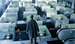 Monsieur Hulot ponders the modern workplace