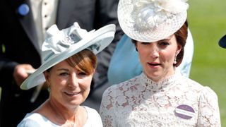 Carole Middleton and Princess Catherine attend day 1 of Royal Ascot at Ascot Racecourse on June 20, 2017