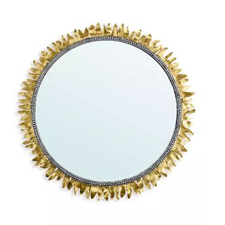 Saks Fifth Avenue Gold Sunflower Mirror
