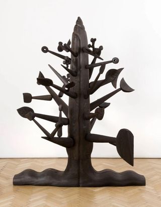 Ibrahim El-Salahi, Meditation Tree. Courtesy of Vigo Gallery, Aindrea Emelife