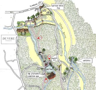 Wotton House hotel walking map