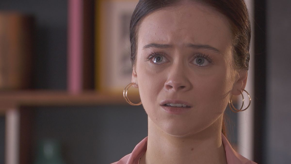 Juliet Nightingale is left shocked in tonight&#039;s Hollyoaks. 