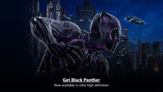 Black Panther is the Microsoft Store's first UHD movie in the UK