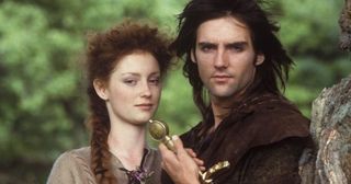 No Merchandising. Editorial Use Only Mandatory Credit: Photo by ITV/REX/Shutterstock (716376je) 'Robin of Sherwood' - Judi Trott as Lady Marion and Michael Praed as Robin of Loxley - 1986 ITV ARCHIVE