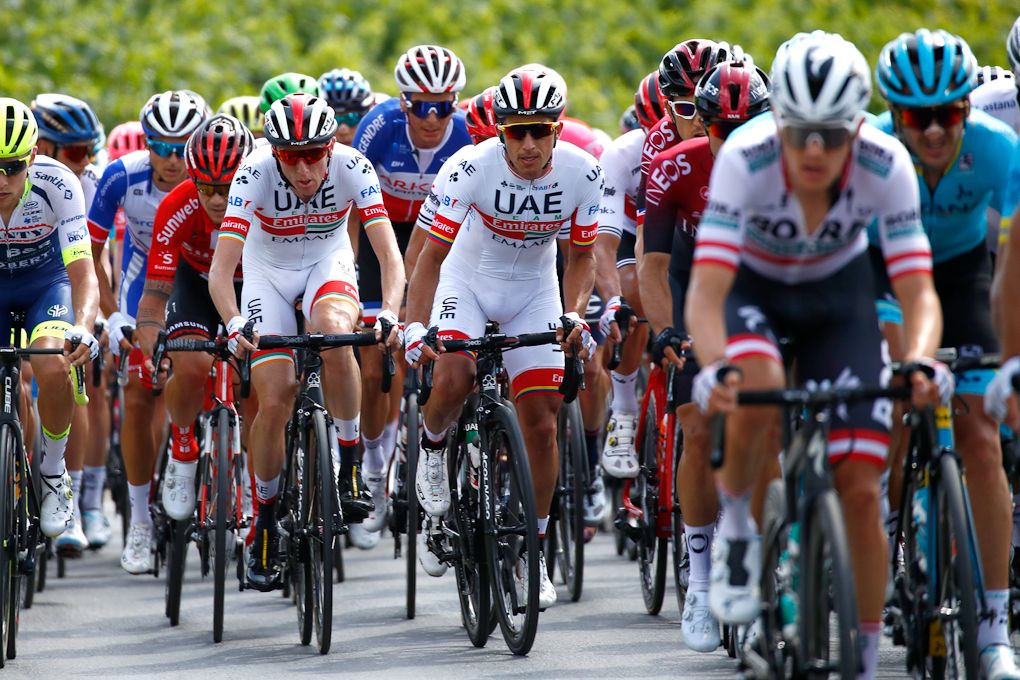 Dan Martin in the bunch during stage 3 at the Tour de France