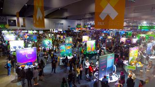 The PAX Aus 2022 show floor.