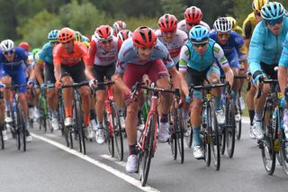 Willie Smit (Katusha-Alpecin) attacks on Stage 12 of the Vuelta a Espana