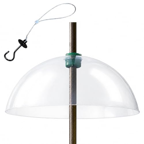Divchi Squirrel Baffle Dome Universal Bird Feeding Station Baffle Dome for Stop Squirrels Stealing Bird Feed (style 1)