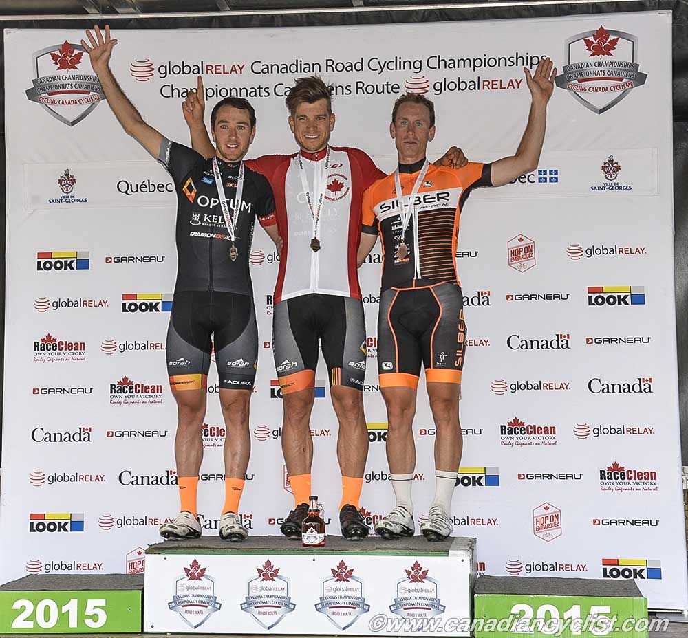 Ryan Anderson (L-R), Guillaume Boivin and Ryan Roth.