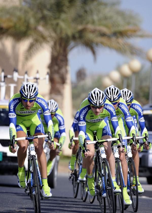 Liquigas-Doimo get their heads down to work