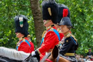 Princess Anne on horseback