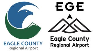 Eagle County Regional Airport old vs new logo